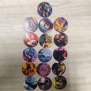16 Vintage Goosebumps Pogs 1990s